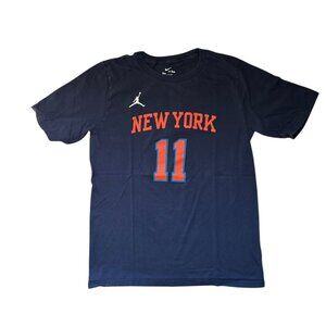New York Knicks Jalen Brunson #11 Basketball Navy Tshirt YXL 18/20 - EUC